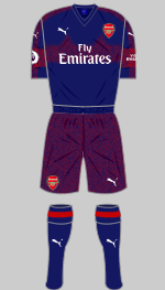 arsenal 2018-19 change kit