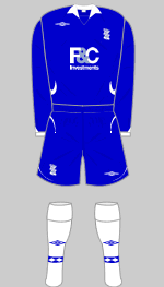 birmingham city home kit 2008-09