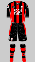 afc bournemouth home kit 2011-12