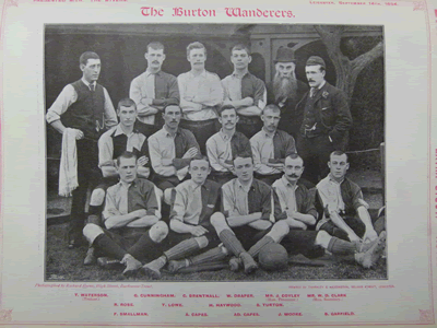 burton wanderers 1894-95