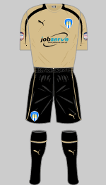 colchester unioted fc 2012-13 away kit