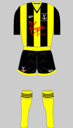 crystal palace 1990 fa cup final replay kit