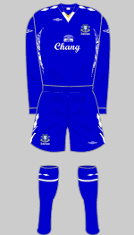 Everton 2007-08 home change kit