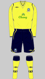 everton third kit 2008-09