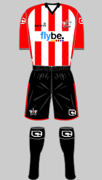 exeter city home kit 2010-11