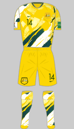 australia 2019 WWC gold strip