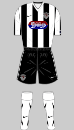 grimsby town 2007-08 home kit