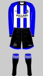 halifax town 1995-96 kit