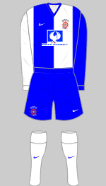 hartlepool united 2007-08 home kit