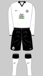 hereford united home kit 2008-09