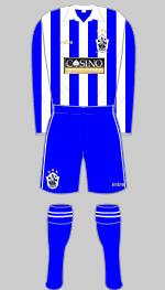 huddersfield town 2008-09 home kit variant
