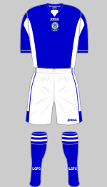 leicester city 2009-10 home kit