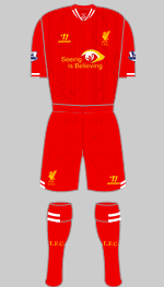 liverpool fc 2014 charity kit