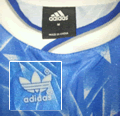 liverpool fake blue 1989-91 shirt detail