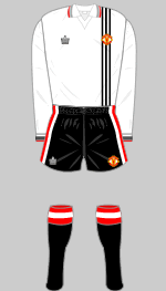 manchester united change strip 1975 august