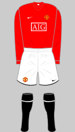 Manchester United 2007-09 home kit