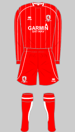 Middlesbrough 2007-08 home kit