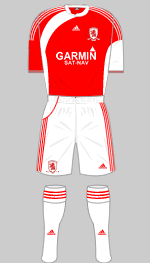 middlesbrough 2009-10 home kit