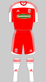 middlesbrough fc 2011-12 home kit