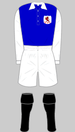 milwall 1945-46 kit with badge
