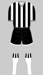 newcastle united 1958 kit