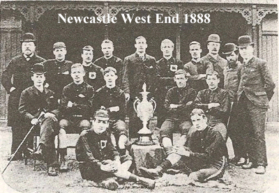 newcastle west end 1888 team group