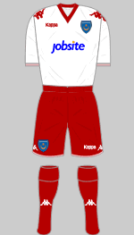 portsmouth 2010-11 away kit