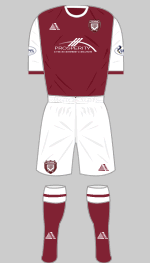 arbroath fc 2013-14 home kit