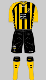 east fife 2010-11 home kit