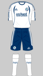 forfar athletic 2013-15 change kit