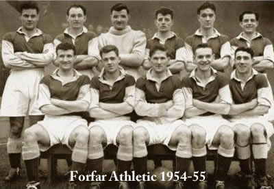 forfar athletic 1954-55 team group