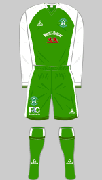 hibernian 2008-09 home kit