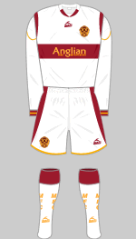 motherwell 2007-08 away kit