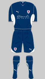 raith rovers 2009-10 home kit