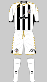 st mirren 2009-10 home kit