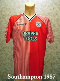 southampton 1987 hummel shirt