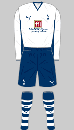 spurs 2008-09 home kit