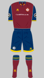 cardiff met university 2019-20 1st europa league