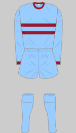 west ham united 1960s change kit