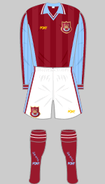 West Ham 1997-1998 Kit