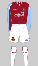 West Ham 2005-2007 Kit