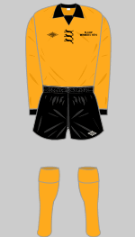wolves March 1974-1975 home kit