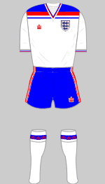 england 1981 white kit
