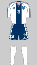 yugoslavia 1998 world cup change kit